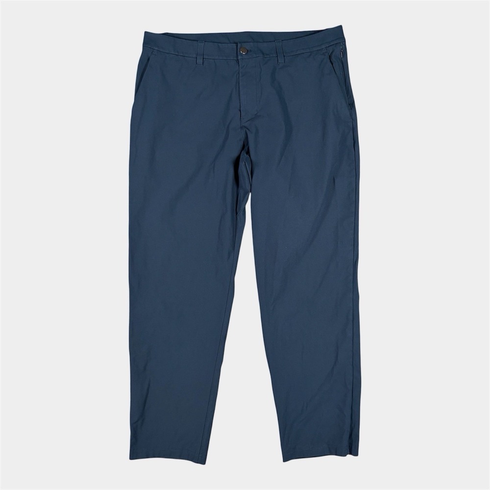 Lululemon ABC Classic Fit Pants Warpstreme Men's 36x29 Navy Stretch Gym Golf